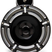 Arlen Ness 70-216 Black Billet Horn Kit (Slot/Track)