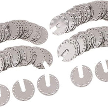 Homyl 100PSC/SET Solar Panel PV Grounding Clip/Washer 45x45mm Stainless Steel