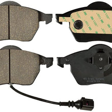 KFE KFE687A-104 Ultra Quiet Advanced Premium Ceramic Brake Pad Front Set Compatible with: Volkswagen Jetta, Golf, Beetle; Audi TT