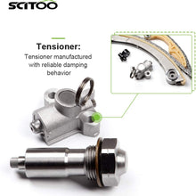 SCITOO 94201S Timing Chain Kit Tensioner Guide Rail Crank Sprocket Shaft Sprocket fits for Chevrolet Malibu 8-13 Equinox 10-15 Buick L4 2.0L 2.2L 2.4L