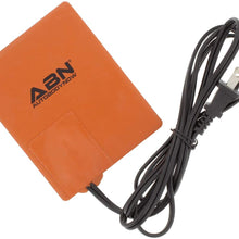 ABN Silicone Heater Pad Car Battery Heater Pad Engine Block Heater Pad Oil Pan Heater Pad, 4x5 Inch – 120V 100 Watt