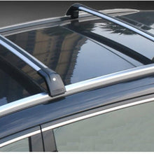 YiXi-Partswell 2Pcs Lockable Roof Rack Cross Bars Crossbar Baggage Luggage Rack Aluminum Fit for Chevrolet Bolt EV 2016-2021 - Silver