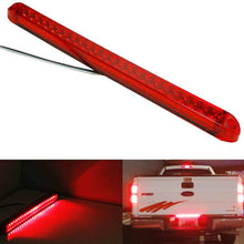 iJDMTOY 17-Inch Trunk Tailgate Red LED Tail/Brake Light Bar Compatible with Ford GMC Chevy Dodge Toyota Nissan Honda Truck