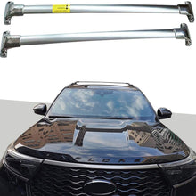 Snailfly Fit for 2020 2021 Ford Explorer Cross Bars Roof Racks Aluminum Alloy Silver Crossbars with S-Steel Clamps