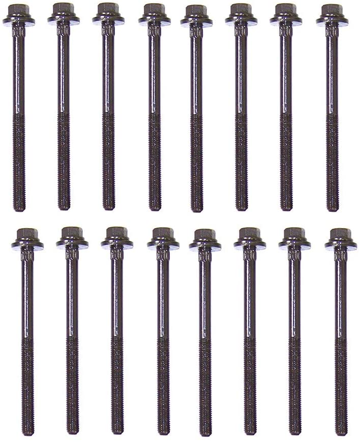 DNJ HBK140 Head Bolt Kit/For 1998-2010/ Chrysler, Dodge/ 2.7L/ V6/ 24V/ DOHC/ 167cid