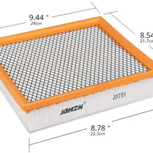 JDMON Compatible with Engine Panel Air Filter Toyota/Lexus/Jeep/Dodge Avalon V6 (2013-2018) ,Camry V6 (2012-2017),(2014-2019 Only Gas) Highlander,(2011-2018) Sienna (CA10755) (2 Pack)