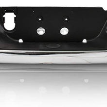 Fits 2009-2018 Dodge Ram 1500 2019 1500 Classic Dual Exhaust Model Chrome Rear Bumper Black Step Pad w/Sensor Holes