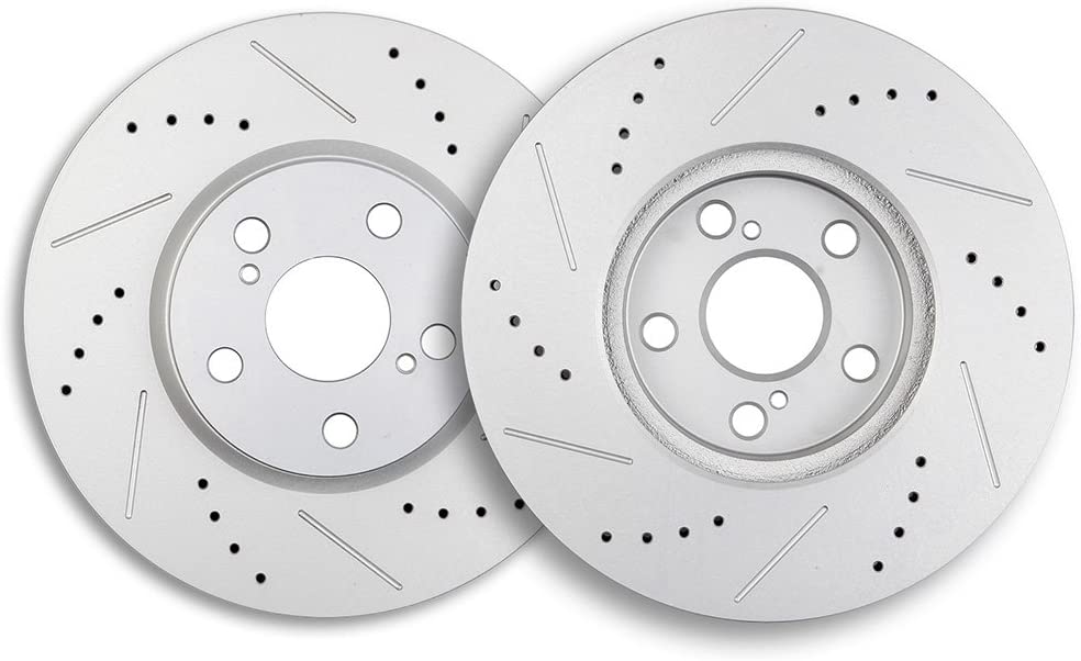 Brake Rotors,ECCPP 2pcs Front Brake Discs Rotors Brakes Kits fit for 2009 2010 Pontiac Vibe,2008-2013 Scion xD,2009-2017 Toyota Corolla,2009 2010 2012 2013 Toyota Matrix
