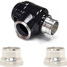 TiAL Sport QRJ BOV Blow Off Valve 1.5 PSi Black with 2x 34mm Tube/Hose Flanges