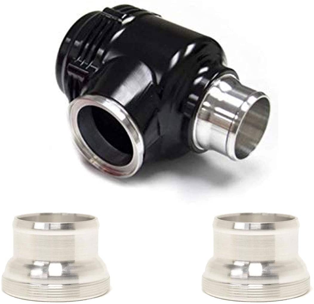 TiAL Sport QRJ BOV Blow Off Valve 1.5 PSi Black with 2x 34mm Tube/Hose Flanges