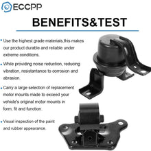 ECCPP Engine Motor and Trans Mounts A6647 A4606 A4617 A4641 Set of 4 Fit For Mitsubishi Lancer 2002-2007 2.0L