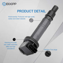 ECCPP Portable Spare Car Ignition Coils Compatible with Scio-n/Lexu-s/Toyot-a 2003-2010 Replacement for UF495 5C1419 for Travel, Transportation and Repair (Pack of 4)