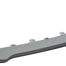 Front Bumper Molding Compatible with 2017-2018 Honda CR-V Gray