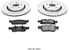 Power Stop K5951 Front Brake Kit with Drilled/Slotted Brake Rotors and Z23 Evolution Ceramic Brake Pads