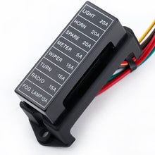 KKmoon 8 Way DC32V Circuit Blade Fuse Box Fuse Block Fuse Holder ATC ATO 2-input 8-ouput Wire for Bus Ship Tanker Trailer Car Coat