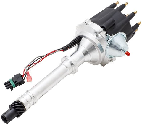 Top Street Performance JM7701BK Pro Series Ready-To-Run Distributor with Black Cap