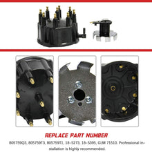 Ignition Distributor Cap Compatible with Mercruiser GM V8 Engine with Thunderbolt IV With Replace OE Part # 187523, 805759Q3, 805759T3, 815407A2