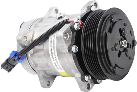 Chevy Kodiak GMC Topkick Sanden Type 4618 4350 4010 AC Compressor w/ Clutch