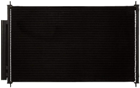 VioletLisa All Aluminum Air Condition Condenser 1 Row Compatible with 2009-2015 Pilot Without Oil Cooler
