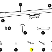Thule Racks - Replacement M6x65 Carriage Bolt - 915-0665-54