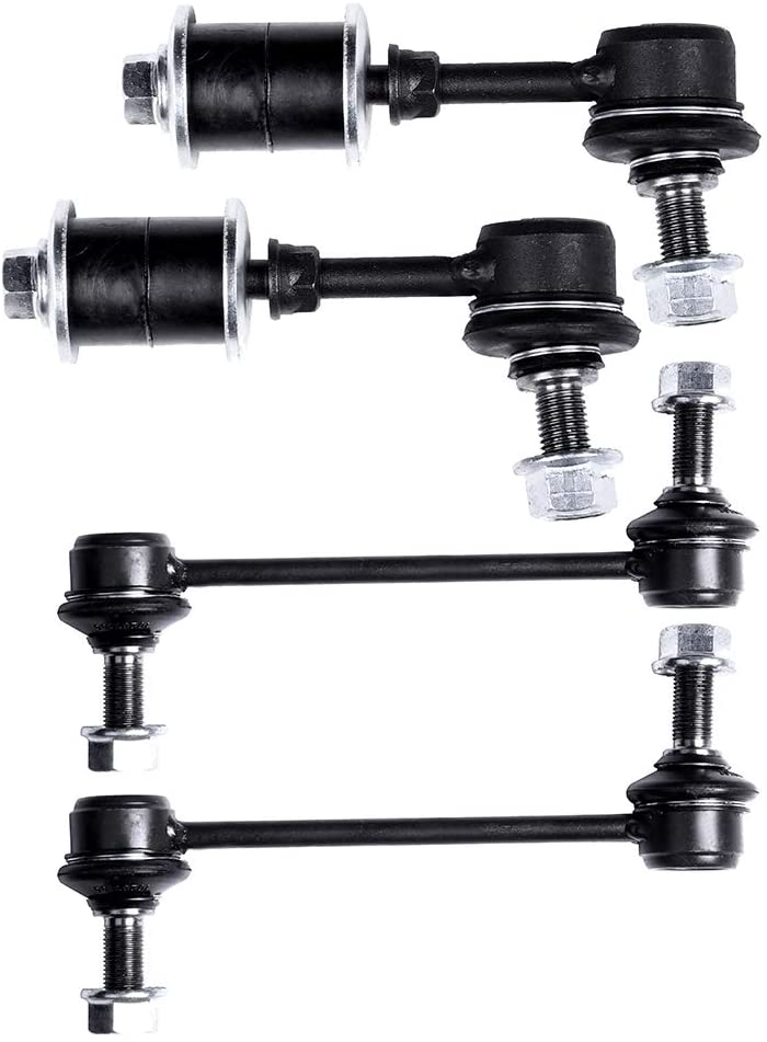 LSAILON 4pcs Front Sway Bar End Links Rear Sway Bar End Links Kit Fit for 1997-2001 for Honda Prelude