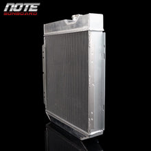 62mm Aluminum Racing Radiator Stop Leak Replacement For FORD MUSTANG/SHELBY V8 I6 MT&AT 1964-1966 Silver