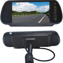 Vardsafe VS7067R Replacement 7 Inch Rear View Mirror Monitor & Brake Light Reverse Backup Camera for GMC Savana/Chevy Express 1500 2500 3500 Van (2003-2019)