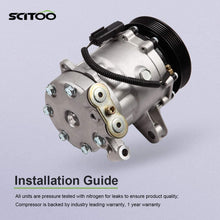 SCITOO AC Compressor CO 4854C Replacement for 2002 2003 D-odge Ram 1500 2500 3500 Dakota Durango 3.7L 4.7L 5.9L
