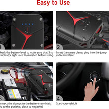 Jump Starter for Car, FLYLINKTECH 1000A Peak 15000mAh Portable Car Battery Starter Engine - 12V Car Battery Power Pack Battery Booster