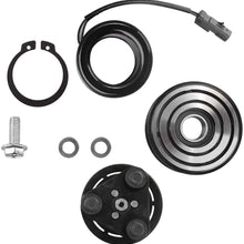 10S17E AC Compressor Clutch Assy for Dodge Ram 2500 3500 4500 5500 2006-2009 Air Conditioning Repair Kit Plate 6 Groove Pulley Bearing Coil