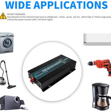 WZRELB Pure Sine Wave 4000W (8000W Surge) 48VDC 120VAC Power Inverter - Solar, RV (RBP400048)