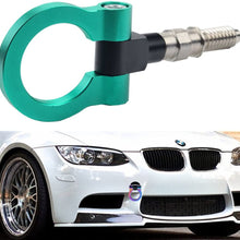 Dewhel Aluminum Track Racing Front Rear Bumper Car Accessories Auto Trailer Ring Eye Towing Tow Hook Kit Red Screw On For BMW 1 3 5 Series X5 X6 E36 E39 E46 E82 E90 E91 E92 E93 E70 E71 MINI Cooper