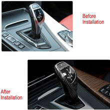 TulinTulin Carbon Fiber Gear Shift Knob Cover Trim for BMW F20 F30 F31 F34 X5 F15 X6 F16 X3 F25 X4 F26 F10 - Style 1