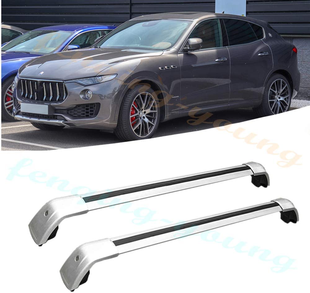 Auto Prich fits for Maserati Levante 2016-2019 Cross bar Crossbar roof Rail Rack