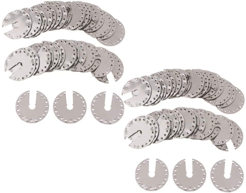 Homyl 100PSC/SET Solar Panel PV Grounding Clip/Washer 45x45mm Stainless Steel