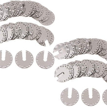 Homyl 100PSC/SET Solar Panel PV Grounding Clip/Washer 45x45mm Stainless Steel