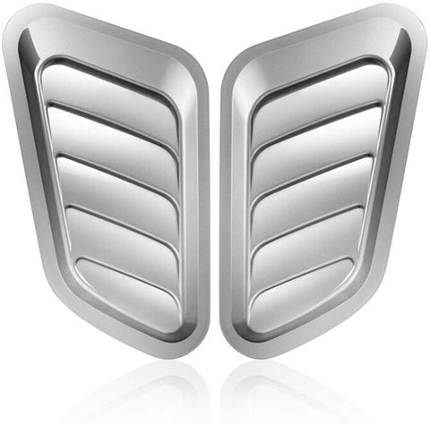 Nigun 2PCS ABS Car Universal Decorative Intake Scoops Turbo Bonnet Vent Hood Auto Accessory