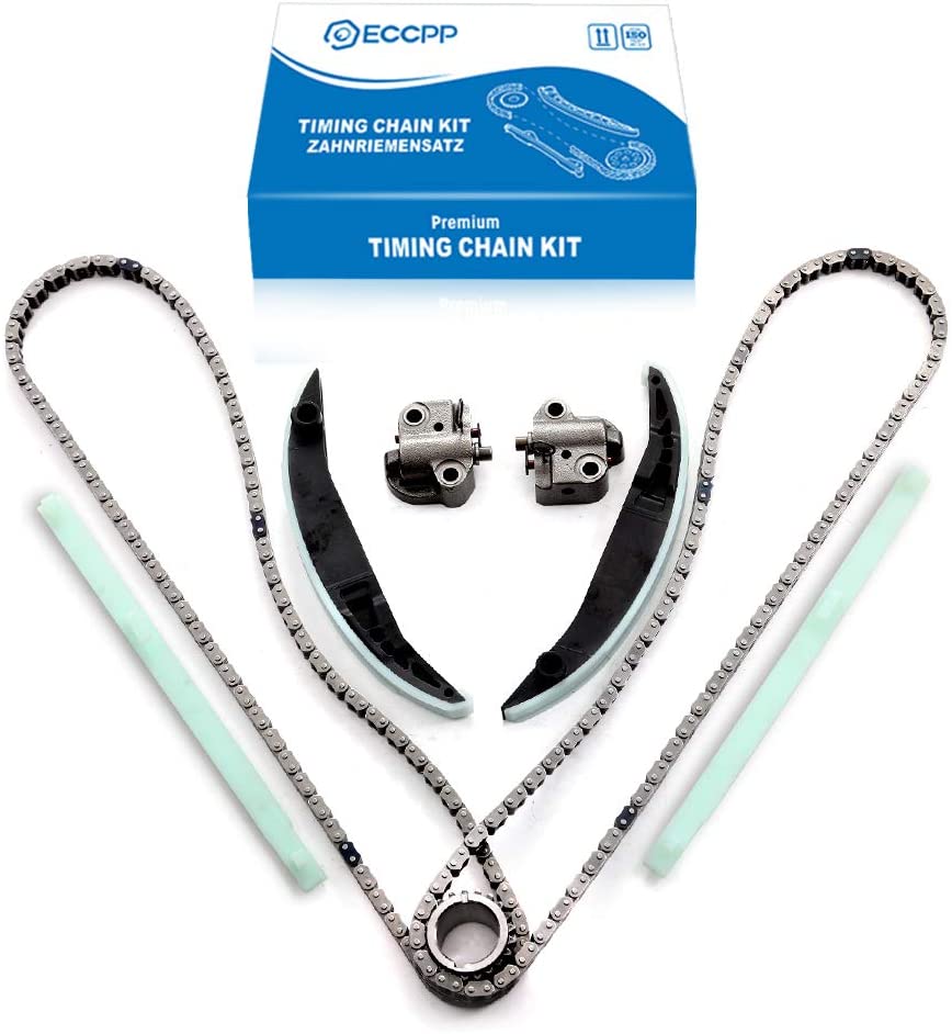 ECCPP Timing Chain Kit fits for 2006 2009 for ford Fusion for Lincoln Zephyr for Mazda 6 Mercury Mariner Milan 3.0L 9-0708SA TK4100