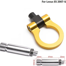 EPMAN Racing CNC Billet Aluminum Front/Rear Tow Ring Hook Kit Circular Ring For Lexus ES 2007-UP (Gold)