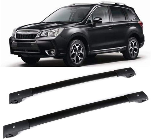 OCPTY Roof Rack Cargobar Carrier For Subaru Forester 2009-2013 Rooftop Luggage Crossbars - Fits Side Rails Models ONLY