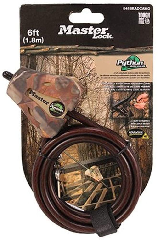 Covert 2151 Master Lock Python Security Cable 6', 5/16