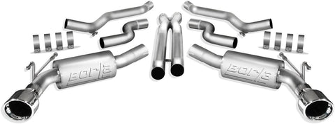 Borla 140280 Cat-Back Exhaust System - CAMARO '10 6.2L V8 AT/MT RWD 2DR