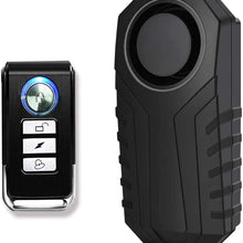 GREENCYCLE 1 Pack Bike Alarm with Remote, Anti-Theft Vibration Security Motion Sensor Alarm for Vehicle Bicycle Electric Tricycle, 113dB Volume and Sensitivity Adjustable,IP55 Waterproof,SOS Function