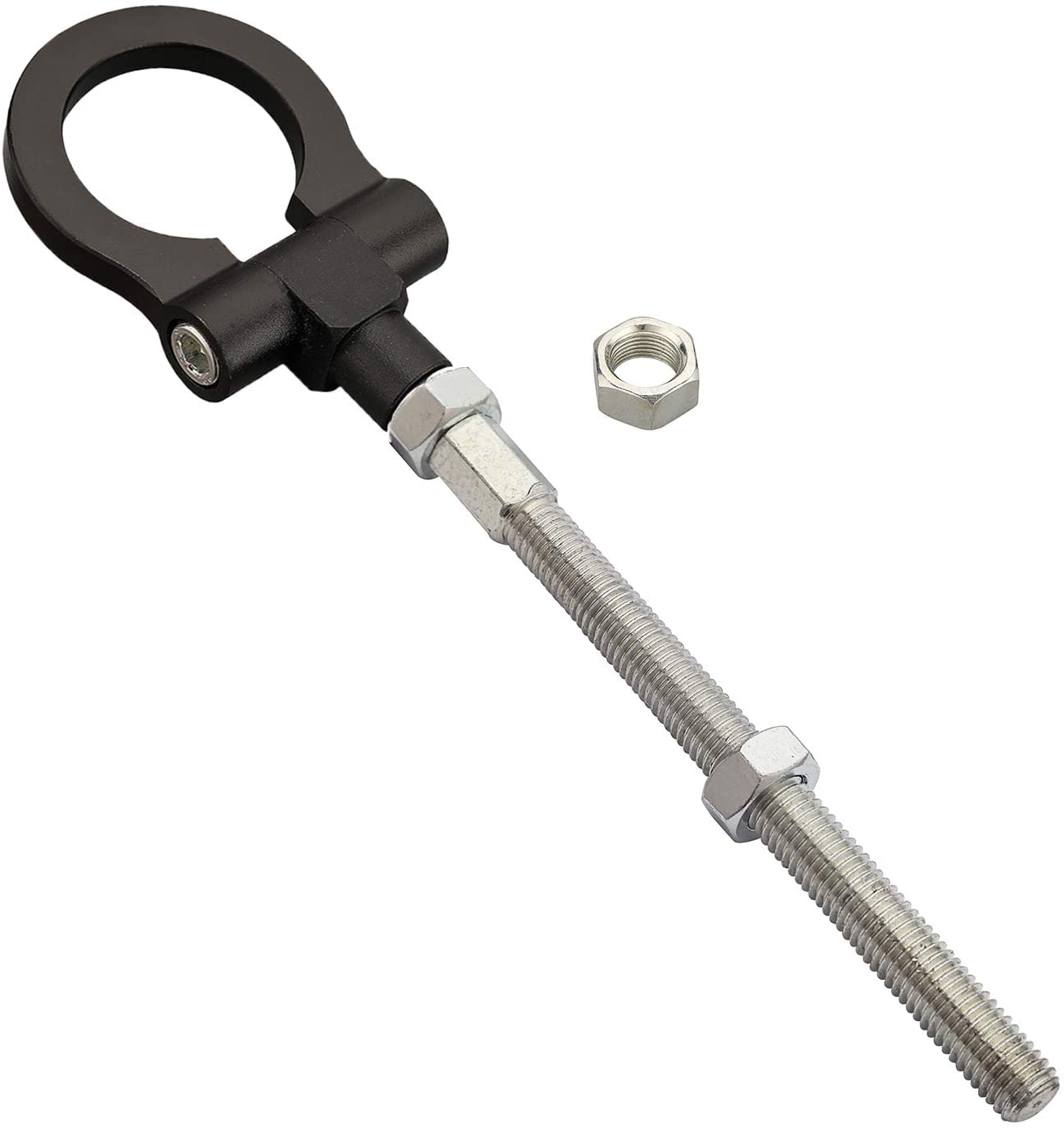 MG Pro-industry Front & Rear Bumper Folding Ring Screw on Type Tow Hook for Honda S2000 ap1 /ap2 2000-2009,Jazz 2001–2007 (Red)