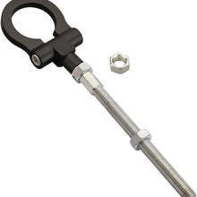 MG Pro-industry Front & Rear Bumper Folding Ring Screw on Type Tow Hook for Honda S2000 ap1 /ap2 2000-2009,Jazz 2001–2007 (Red)