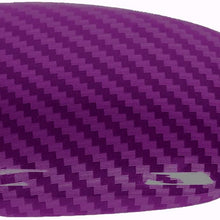 ToolEpic for Dodge Challenger Charger Durango Accessories 2015-2020 - Gear Shift Knob Trim Cover- ABS Plastic with Carbon Fiber Paint Surface, Perfect for Decoration - White Clearcoat