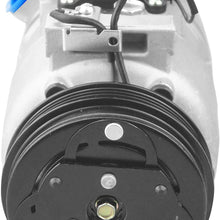 Riseking 1pc A/C Compressor & Clutch Compatible with 02-06 325Ci 02-05 325i 02-05 325xi 02-06 330Ci 02-05 330i 02-05 330xi 02-03 525i 02-03 530i 04-06 X3 l6 R83-07-16040