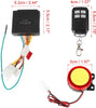 F FIERCE CYCLE DC 9-24V Motorcycle Scooter Anti-Theft Alarm System Remote Control Key Remote Set Engine 125dB Alarm Speaker