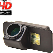 HD 1280x720p 170° Rear Reversing Backup Camera Rearview License Plate Camera Night Vision Waterproof for Ford Kuga Everest Mondeo BA7 Fiesta ST Focus Mk2 MK3 Transit S-Max C-Max (Model A= 52 x 25 mm)