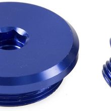 NICECNC Engine Plug Crankcase Cover Plug for Yamaha GRIZZLY 700/550 2007-2011/2009 2010 2011,RAPTOR 700R 11-12,RHINO 700 08-11,YZ450F/FX,250F/FX,YFZ450X/450R 2010-2016,WR450F/250F